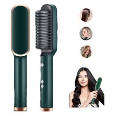 Cepillo Alisador Eléctrico para Cabello Liso en Minutos
