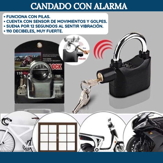 Candado con Alarma para Mayor Seguridad