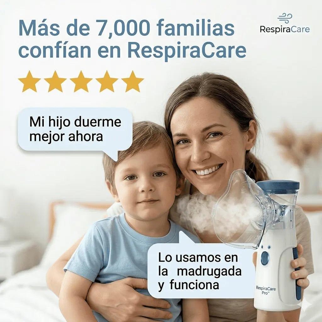RespiraCare Pro™ — Nebulizador portátil para aliviar la respiración en minutos