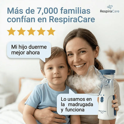 RespiraCare Pro™ — Nebulizador portátil para aliviar la respiración en minutos
